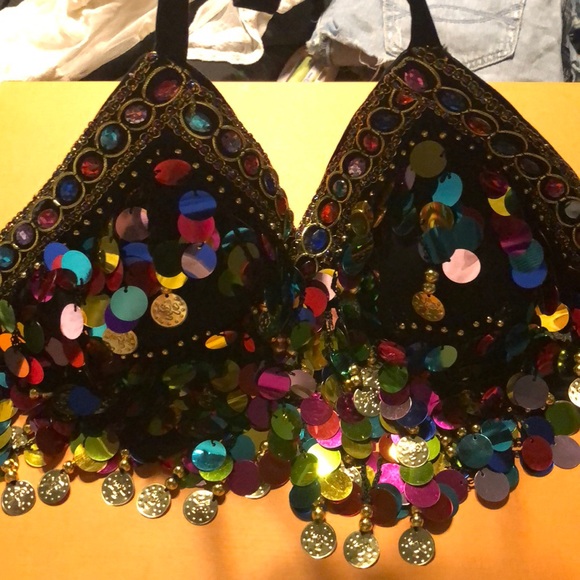 Little black diamond rave top! - Picture 1 of 2